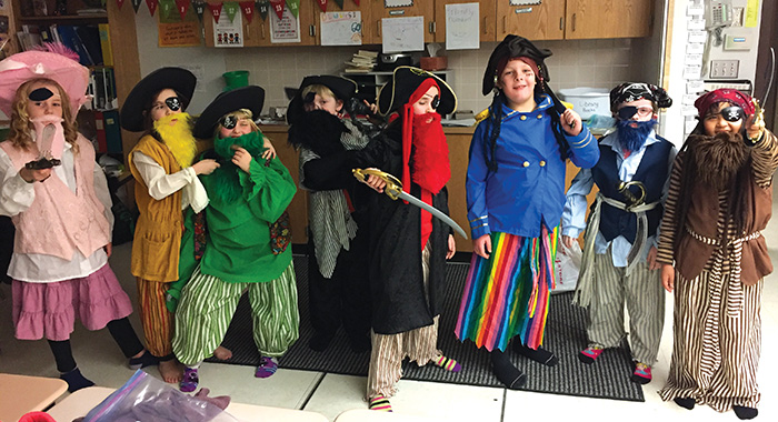 Grade 3 Christmas Pirates play in 2016.<br />
